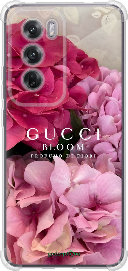 Силикон с усиленными углами чехол Гучи для Oppo Reno12 5G - 6341sp-3742 изображение 