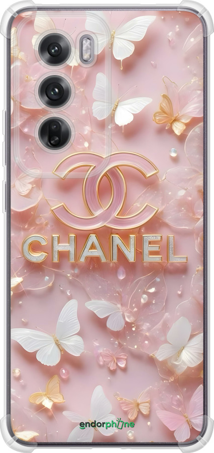 Силикон с усиленными углами чехол Шанель для Oppo Reno12 5G - 6366sp-3742 изображение 