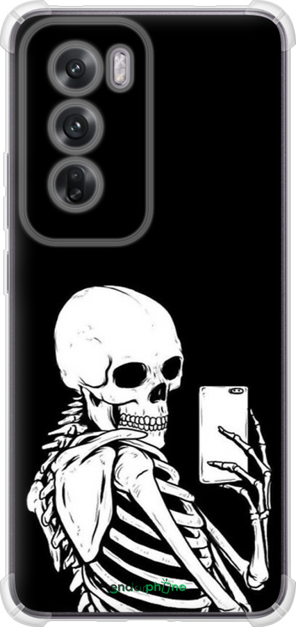 Силикон с усиленными углами чехол Скелет делает Selfie для Oppo Reno12 5G - 6535sp-3742 изображение 
