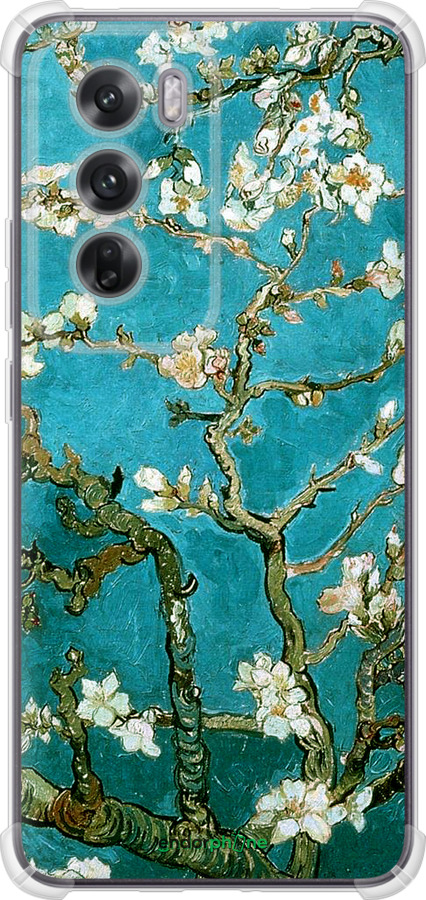 Силикон с усиленными углами чехол Винсент Ван Гог. Сакура для Oppo Reno12 5G - 841sp-3742 изображение 