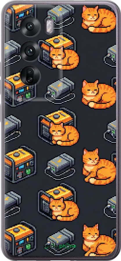 Силиконовый чехол Autonomous Zone для Oppo Reno12 5G - 6771u-3742 изображение 