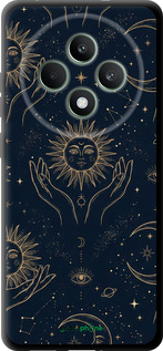 TPU чехол Celestial Harmony: Sun & Moon Gold Mystic Pattern для Oppo Reno12 FS - 6778b-3867 изображение 
