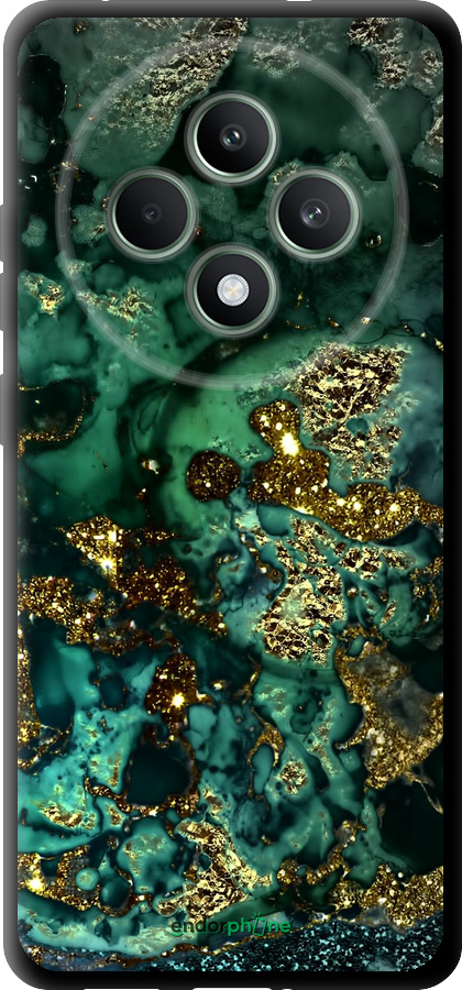 TPU чехол Мармур золото багатство для Oppo Reno12 F 5G - 5419b-3771 изображение 