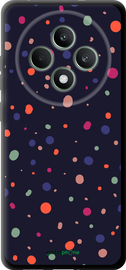 TPU чехол Горошек v2 для Oppo Reno12 F 4G - 5599b-3847 изображение 