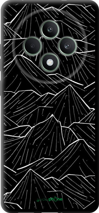 TPU чехол Із зображенням Темних гір для Oppo Reno12 FS - 6489b-3867 изображение 