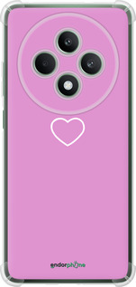 Силикон с усиленными углами чехол Сердце 2 для Oppo Reno12 FS - 4863sp-3867 изображение 