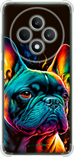 Силикон с усиленными углами чехол Яркий бульдог для Oppo Reno12 FS - 5547sp-3867 изображение 