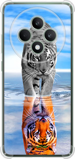 Силикон с усиленными углами чехол Тигр для Oppo Reno12 FS - 6016sp-3867 изображение 