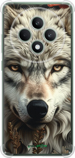 Силикон с усиленными углами чехол Волчий взгляд для Oppo Reno12 FS - 6066sp-3867 изображение 