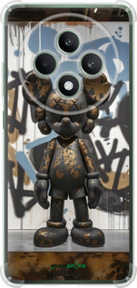 Силикон с усиленными углами чехол Bronze kaws v2 для Oppo Reno12 FS - 6098sp-3867 изображение 