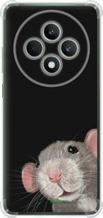 Силикон с усиленными углами чехол The Peeking Rat для Oppo Reno12 FS - 6442sp-3867 изображение 