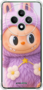 Силикон с усиленными углами чехол Лабубу для Oppo Reno12 FS - 6708sp-3867 изображение 