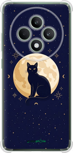 Силикон с усиленными углами чехол Cute Cat Celestial/Witchy для Oppo Reno12 FS - 6787sp-3867 изображение 