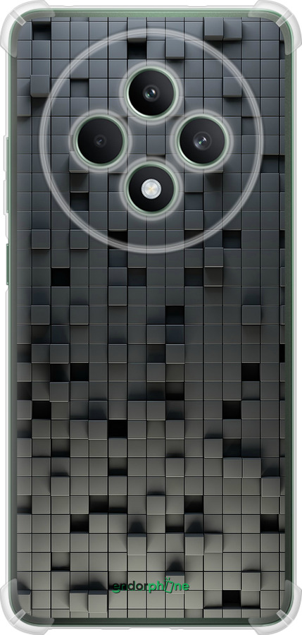 Силикон с усиленными углами чехол Кубики для Oppo Reno12 FS - 1061sp-3867 изображение 
