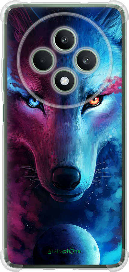 Силикон с усиленными углами чехол Арт-волк для Oppo Reno12 FS - 3999sp-3867 изображение 