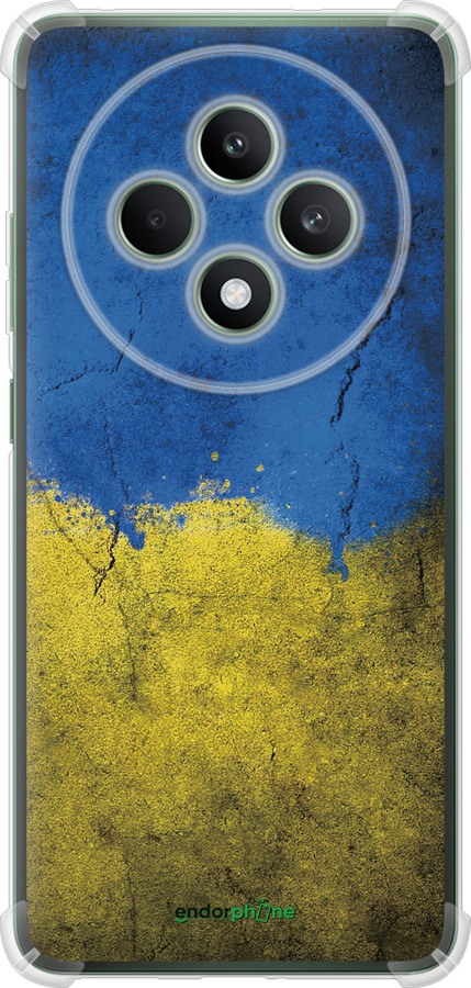 Силикон с усиленными углами чехол Флаг Украины 2 для Oppo Reno12 FS - 401sp-3867 изображение 