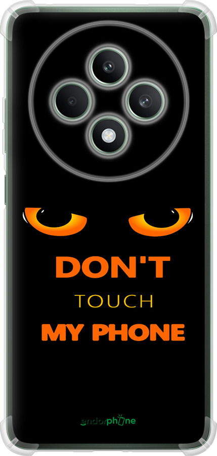 Силикон с усиленными углами чехол Don't touch the phone для Oppo Reno12 FS - 4261sp-3867 изображение 