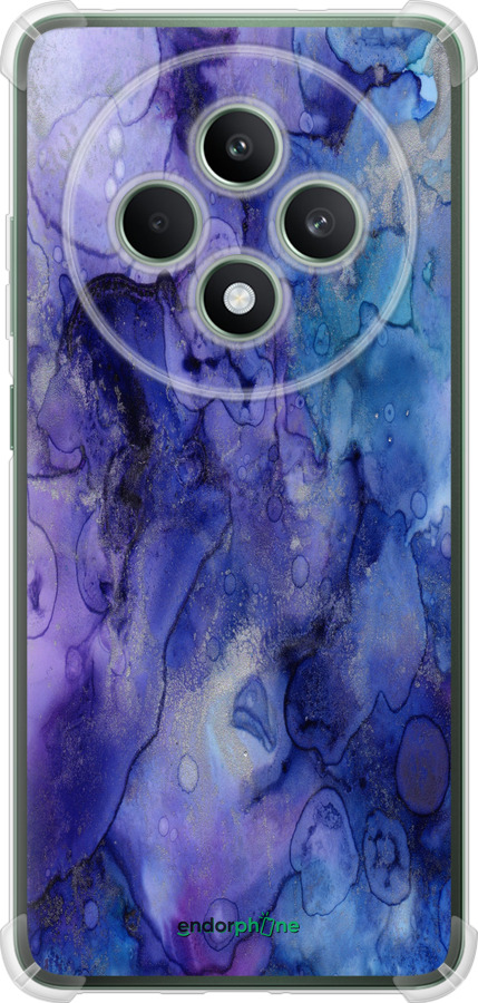 Силикон с усиленными углами чехол Мрамор 7 для Oppo Reno12 FS - 4802sp-3867 изображение 