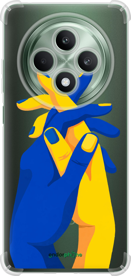 Силикон с усиленными углами чехол Stand With Ukraine для Oppo Reno12 FS - 5255sp-3867 изображение 