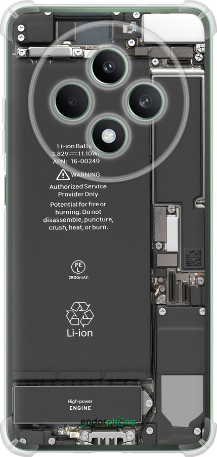 Силикон с усиленными углами чехол Детали смартфона для Oppo Reno12 FS - 5487sp-3867 изображение 
