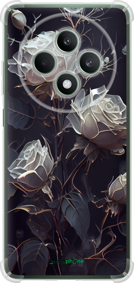Силикон с усиленными углами чехол Розы 2 для Oppo Reno12 FS - 5550sp-3867 изображение 