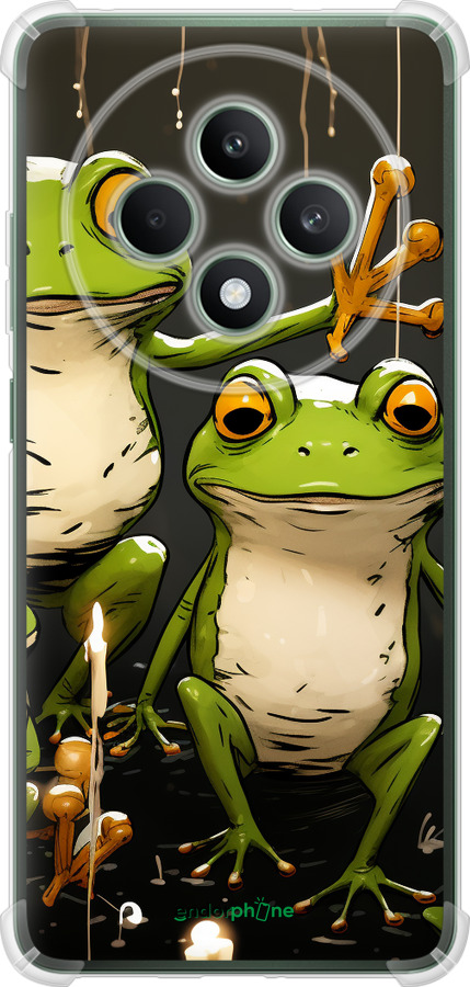 Силикон с усиленными углами чехол Жабки 2 для Oppo Reno12 FS - 5657sp-3867 изображение 