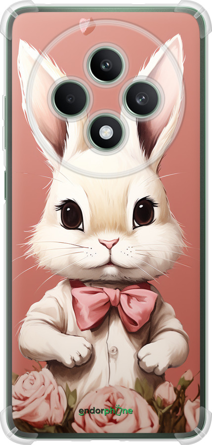 Силикон с усиленными углами чехол Зайчик для Oppo Reno12 FS - 5669sp-3867 изображение 