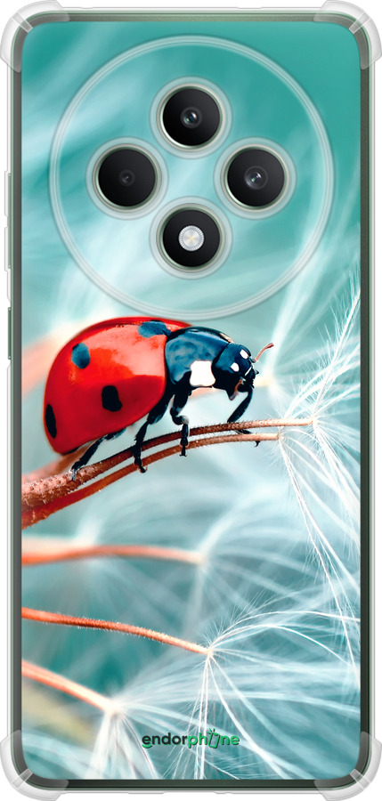 Силикон с усиленными углами чехол Божья коровка для Oppo Reno12 FS - 6049sp-3867 изображение 