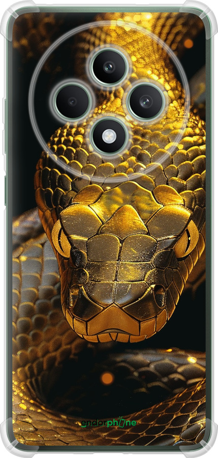 Силикон с усиленными углами чехол Golden snake для Oppo Reno12 FS - 6072sp-3867 изображение 
