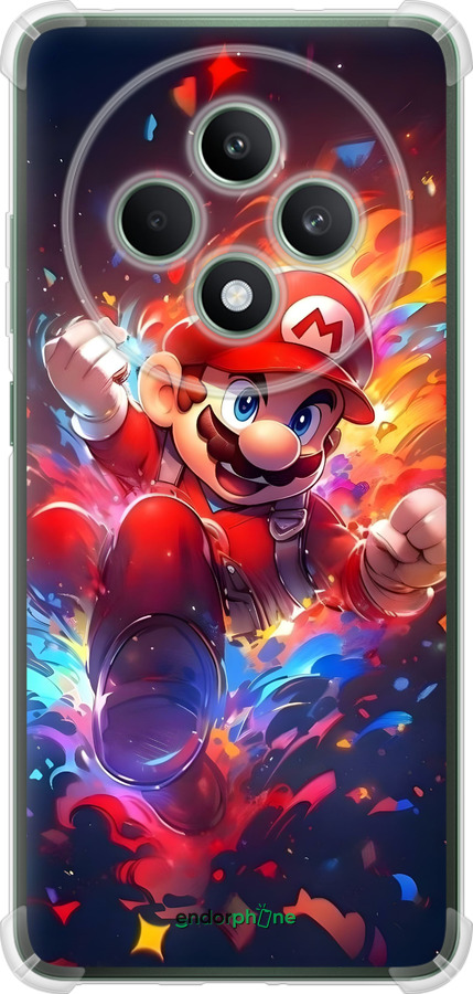 Силикон с усиленными углами чехол Супер Марио для Oppo Reno12 FS - 6342sp-3867 изображение 