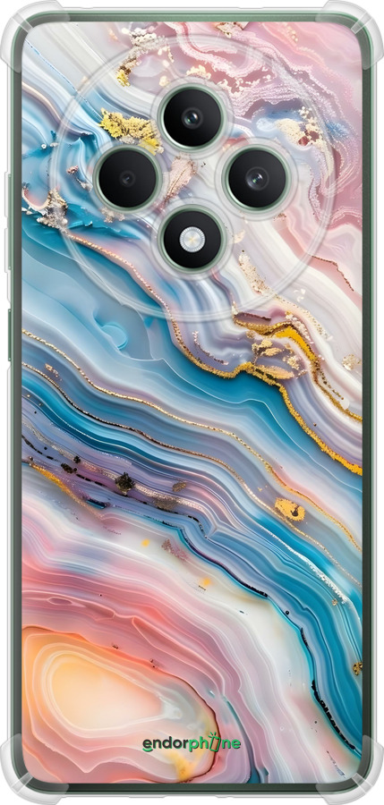 Силикон с усиленными углами чехол Мрамор красивый для Oppo Reno12 FS - 6376sp-3867 изображение 