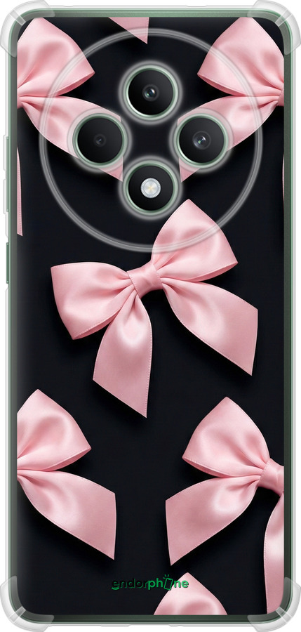 Силикон с усиленными углами чехол Coquette Ribbons Dark Coquette для Oppo Reno12 FS - 6767sp-3867 изображение 