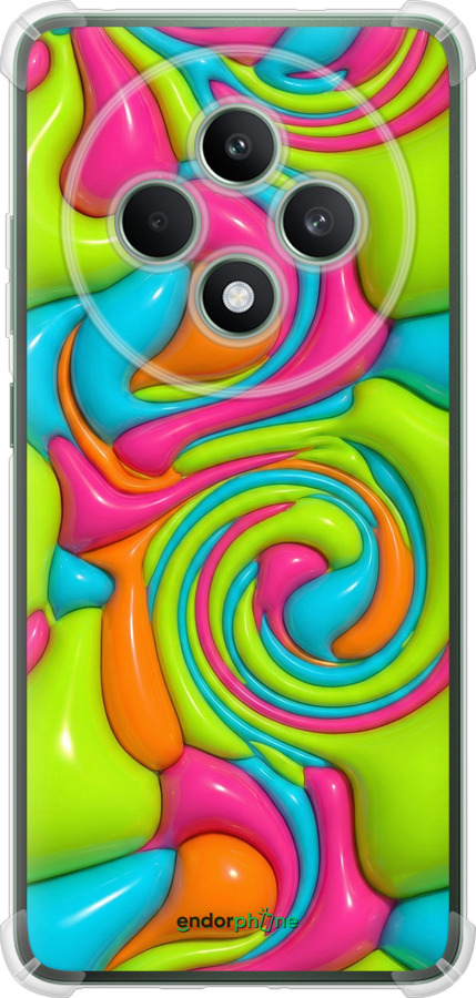 Силикон с усиленными углами чехол Y2K Jelly Dream для Oppo Reno12 FS - 6780sp-3867 изображение 