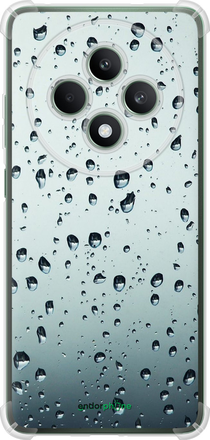 Силикон с усиленными углами чехол Стекло в каплях для Oppo Reno12 FS - 848sp-3867 изображение 
