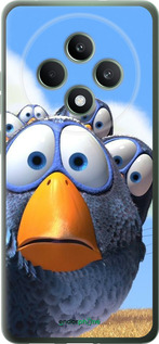 Силиконовый чехол Angry Birds для Oppo Reno12 FS - 6008u-3867 изображение 