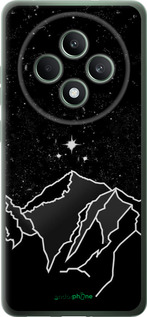 Силиконовый чехол Минималистический горный пейзаж для Oppo Reno12 F 5G - 6438u-3771 изображение 