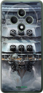 Силиконовый чехол Линкор, world of tanks, wargaming, военный корабль для Oppo Reno12 FS - 6453u-3867 изображение 