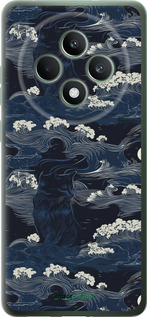 Силиконовый чехол Морская тематика в стиле арт-деко для Oppo Reno12 FS - 6520u-3867 изображение 