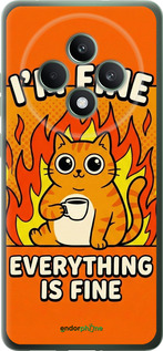 Силиконовый чехол Funny Cat для Oppo Reno12 FS - 6786u-3867 изображение 