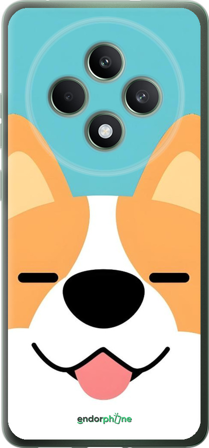 Силиконовый чехол Корги для Oppo Reno12 FS - 6280u-3867 изображение 
