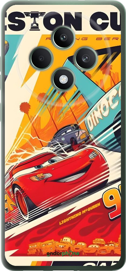 Силиконовый чехол Тачки для Oppo Reno12 FS - 6288u-3867 изображение 