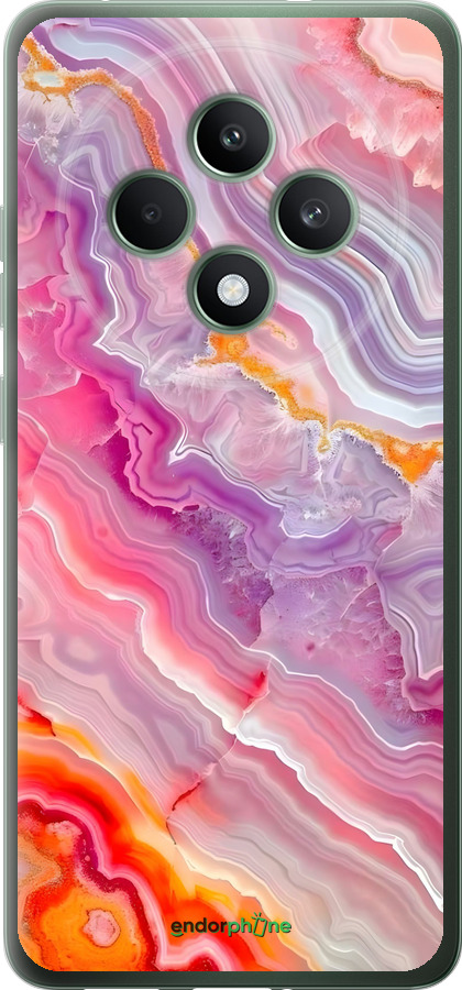 Силиконовый чехол Мрамор 2 для Oppo Reno12 FS - 6307u-3867 изображение 