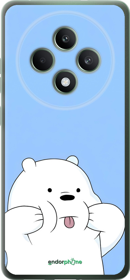 Силиконовый чехол Милый мишка для Oppo Reno12 FS - 6357u-3867 изображение 