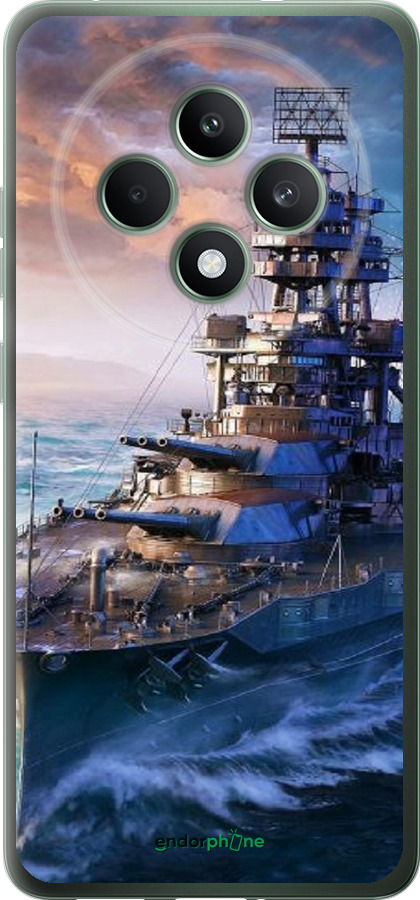 Силіконовий чехол Військовий корабель, world of tanks, wargaming для Oppo Reno12 FS - 6461u-3867 изображение 