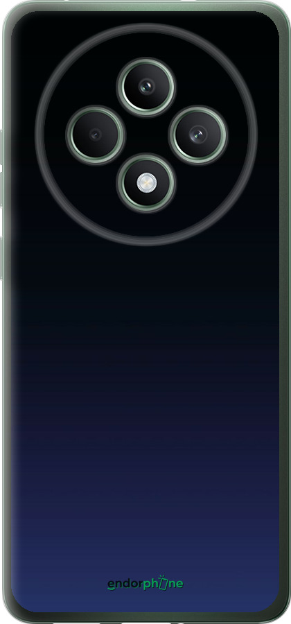 Силиконовый чехол Градиент в тёмно - синем стиле для Oppo Reno12 FS - 6542u-3867 изображение 