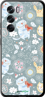 TPU чехол Котята v3 для Oppo Reno12 Pro 5G - 1223b-3740 изображение 