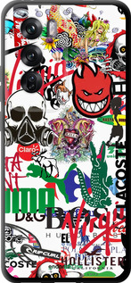 TPU чехол Many different logos для Oppo Reno12 Pro 5G - 4022b-3740 изображение 