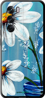 TPU чехол Красивые арт-ромашки для Oppo Reno12 Pro 5G - 4031b-3740 изображение 