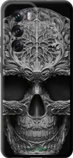 TPU чехол skull-ornament для Oppo Reno12 Pro 5G - 4101b-3740 изображение 