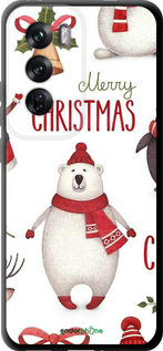 TPU чехол Merry Christmas для Oppo Reno12 Pro 5G - 4106b-3740 изображение 